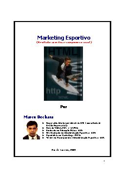 Marketing Esportivo