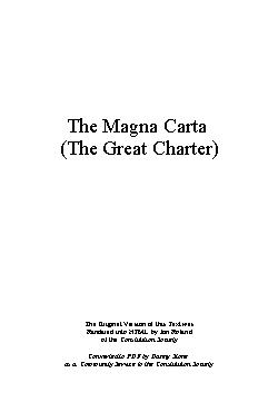 <font size=+0.1 >Magna Carta</font>