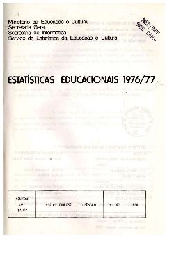 Estatísticas educacionais (1976-1977)