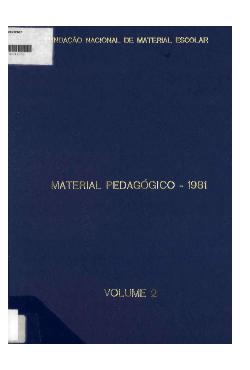 Material pedagógico: manual de utilização, volume 2 - 1981