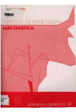 Matemática: manual de orientação