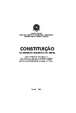 Constituição da República Federativa 