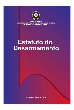 Estatuto do desarmamento