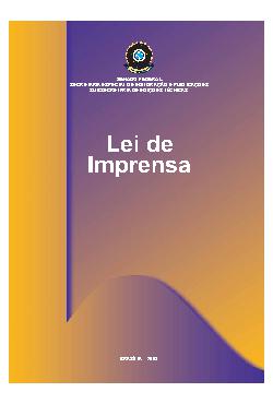 Lei de imprensa: Dispositivos constituci