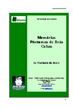 Memórias Póstumas de Brás Cubas